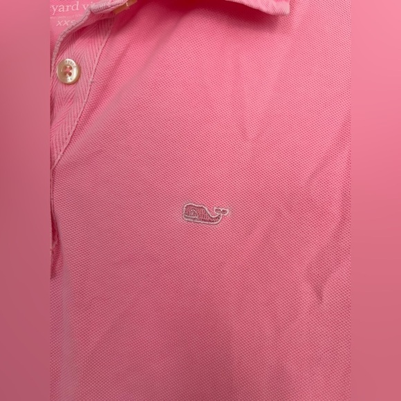 Vineyard vines Pink 1/4 button down collar Polo Shirt XXS - Picture 2 of 7